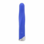 Evolved Twisted Temptation Bullet 12 cm – silikonowy, wodoodporny model spiralny, fioletowy