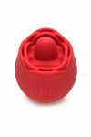 BLOOMGASM French Rose Licking & Vibrating System czerwony, 10 trybów, silikon medyczny, IPX7
