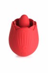 BLOOMGASM French Rose Licking & Vibrating System czerwony, 10 trybów, silikon medyczny, IPX7