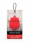 BLOOMGASM French Rose Licking & Vibrating System czerwony, 10 trybów, silikon medyczny, IPX7
