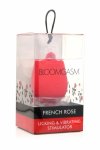 BLOOMGASM French Rose Licking & Vibrating System czerwony, 10 trybów, silikon medyczny, IPX7