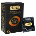 Durex Intensity prezerwatywy ultra-cienkie 20 szt., lateksowe, komfort, szerokość 56 mm