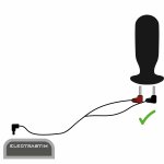 ElectraStim kabel stymulacyjny 90° 1,2 m, kompatybilny zamiennik do stymulatorów