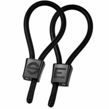ElectraStim Prestige ElectraLoops czarne regulowane pierścienie elektro-stymulujące, silikon, aluminium