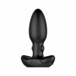 Nexus Beat – wibrujący masażer analny z pilotem, silikonowy, czarny, 11,2 cm, 6 trybów