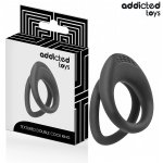 Addicted Toys Double Ring Teksturowany system stabilizujący 72 mm – podwójny pierścień