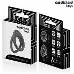 Addicted Toys Double Ring Teksturowany system stabilizujący 72 mm – podwójny pierścień