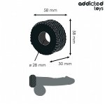 Addicted Toys Extra Thick – gruby pierścień anatomiczny, 58 mm, elastyczny materiał