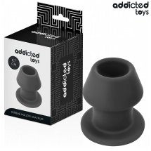 Addicted Toys Extreme Hollow Plug M silikonowy anatomiczny 8,7 cm, pusta konstrukcja, medyczny silikon