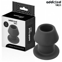 Addicted Toys Extreme Hollow korek anatomiczny S 7,5 cm silikon, pusta konstrukcja, szeroka podstawa