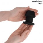 Addicted Toys Extreme Hollow korek anatomiczny S 7,5 cm silikon, pusta konstrukcja, szeroka podstawa