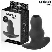 Addicted Toys Korek anatomiczny pusty XL 13,9 cm, silikon medyczny, ergonomiczny