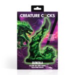 Creature Cocks Glowzilla, silikonowy model świecący w ciemności, zielono-czarny