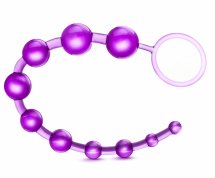 Blush Novelties B Yours Basic Beads fioletowe, elastyczny model 32,3 cm, progresywne kulki