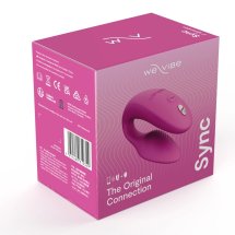 We-Vibe Sync 2 Pink bezprzewodowa maszyna intymna dla par, silikonowa, pilot i aplikacja