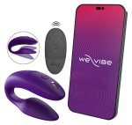 We-Vibe Sync 2 Purple bezprzewodowe urządzenie intymne dla par, Bluetooth, silikon medyczny