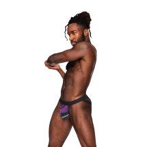 Espiral Galactica Jockstrap L/XL czarny z anatomiczną kieszenią i elastycznym pierścieniem Boneyard
