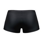 Male Power Snap Off Short XL czarny trunk z matowego spandexu, system zatrzasków