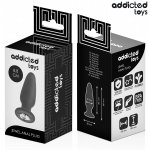Addicted Toys Korek anatomiczny S 8,8 cm, silikon medyczny, ozdobny kryształ, ergonomiczny