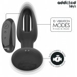 Addicted Toys Model 59739 – korek z funkcją wibracji, oscylacją i pilotem bezprzewodowym