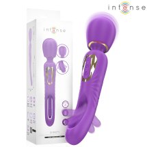 Intense Christy – wibrująca różdżka masująca z ruchomą końcówką, fioletowa, 7 trybów