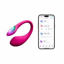 Lovense Lush Mini – kompaktowy system intymny, aplikacja mobilna, silikonowy, różowy, wodoodporny