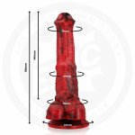 EPIC Cybersilicock Vulcanus Night Dragon – model silikonowy, 195 mm, inspirowany smokiem