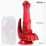EPIC Cybersilicock Vulcanus Night Dragon – model silikonowy, 195 mm, inspirowany smokiem