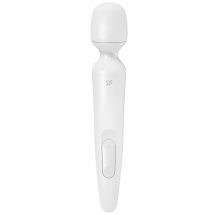 Satisfyer Wand-erland Biały – Masażer wibracyjny XXL, wodoodporny, 50 kombinacji, silikon
