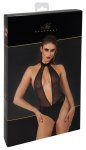 Noir Handmade Body Rhinestones M czarny, cold shoulder, ozdobne kryształki, powerwetlook