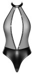 Noir Handmade Body Rhinestones M czarny, cold shoulder, ozdobne kryształki, powerwetlook