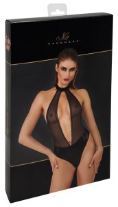 Noir Handmade Body Rhinestones L czarny, stojka, ozdobne kamienie, powerwetlook