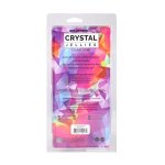 Doc Johnson Crystal Jellies Arcoiris elastyczny model 21,6 cm, wielokolorowy, anatomiczny
