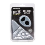 Rock Solid The Code silikonowy pierścień anatomiczny z szarą bandaną, zestaw dwukolorowy