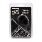 Rock Solid The Code zestaw silikonowy pierścień anatomiczny z czarno-białą bandaną