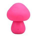 Blush Novelties Mushroom Vibe masażer silikonowy wodoodporny 10 trybów, różowy