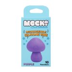 Doc Johnson Mushroom Vibe silikonowy model wibrujący fioletowy, 10 trybów, ładowanie USB