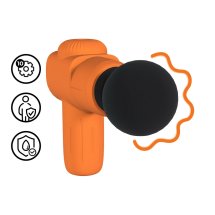 Loveline Mini Microboost – bezprzewodowy masażer kompaktowy, pomarańczowy, 10 trybów