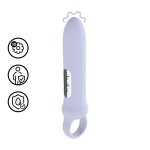 Loveline Vibrating Loop Grip Lawendowy – Kompaktowy masażer z uchwytem, 10 trybów