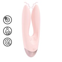 Loveline Amour Paris Dual Motor System – rożowy model silikonowy, 10 trybow, wodoodporny