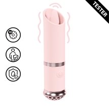 Loveline Luxe Mini Vibe Rożowy – kompaktowy model, 10 trybow, podświetlana podstawa, wodoodporny