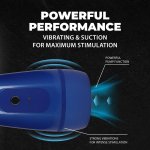 Pulsar Vibrobator Metallic Blue – system ssąco-wibracyjny, anatomiczny wkład, nowoczesny