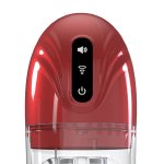 SonicPull Multimedialna Pompa Wibracyjna z funkcją ssania, Metallic Red, system audio