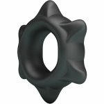 Crazy Bull Ethaniel Model 11 silikonowy pierścień anatomiczny czarny 65 mm – regulowany, ergonomiczny