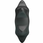 Crazy Bull Ethaniel Model 11 silikonowy pierścień anatomiczny czarny 65 mm – regulowany, ergonomiczny