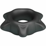 Crazy Bull Ethaniel Model 11 silikonowy pierścień anatomiczny czarny 65 mm – regulowany, ergonomiczny