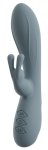Beau Coeur Velina Rabbit dwusilnikowy model silikonowy 20 cm różowy, 10 trybów