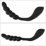 Black Velvets Bendable Dual elastyczny stymulator dwustronny silikonowy 26 cm z 2 silnikami