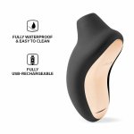 LELO SONA 2 Cruise Black – ultradźwiękowy model z Cruise Control, 12 trybów, silikon premium, USB