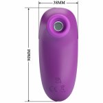 Romance Adora Mini Fioletowy – kompaktowy stymulator z 7 trybami pulsacji, silikon medyczny